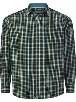 Клетчатая рубашка Charles Colby Comfort fit Button Up Shirt Duke Branag, зеленый