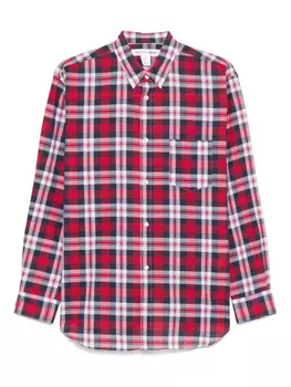 Клетчатая рубашка Comme Des Garons Shirt, красный