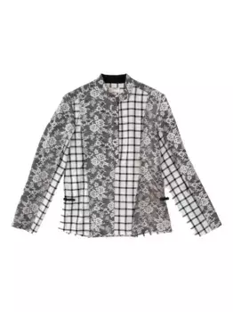 Клетчатая рубашка COMMUNS, серый