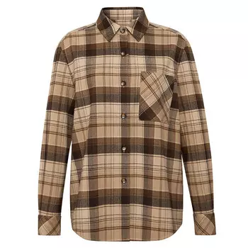 Клетчатая рубашка Deep Breath в стиле ретро, серо-белая клетка