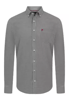 Клетчатая рубашка DENIM CULTURE Regular fit Button Up Shirt ERIC, цвет grey/white