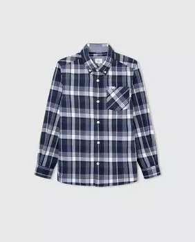 Клетчатая рубашка для мальчика с длинными рукавами Pepe Jeans, мультиколор