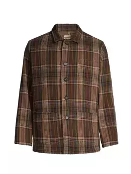 клетчатая рубашка «Флорида» Massimo Alba, цвет pino