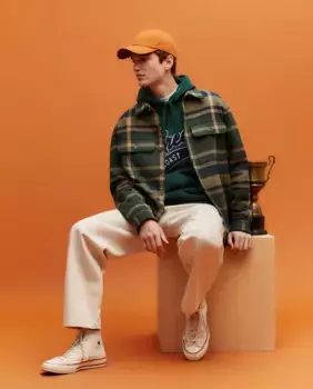 Клетчатая рубашка Green Coast, зеленый