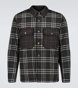 Клетчатая рубашка Holton Burberry, синий