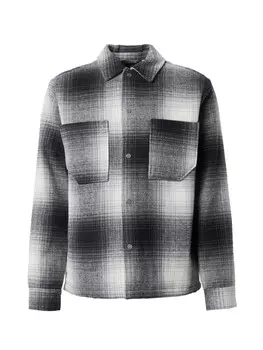 Клетчатая рубашка JACK & JONES Regular fit Button Up Shirt JCOHelvetic, черный