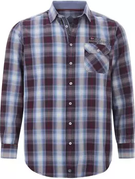 Клетчатая рубашка Jan Vanderstorm Comfort fit Button Up Shirt Kaitar, разноцветный