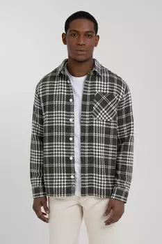 Клетчатая рубашка Larsson & Co, хаки