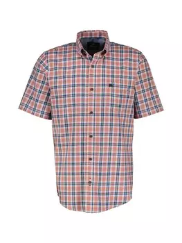 Клетчатая рубашка LERROS Regular fit Button Up Shirt, цвет coral