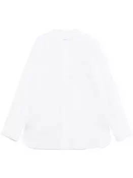 Клетчатая рубашка Maison Kitsun, белый