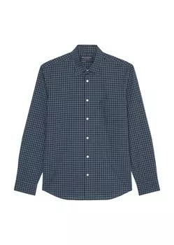Клетчатая рубашка Marc O'Polo Regular fit Button Up Shirt, цвет sapphire/dark blue