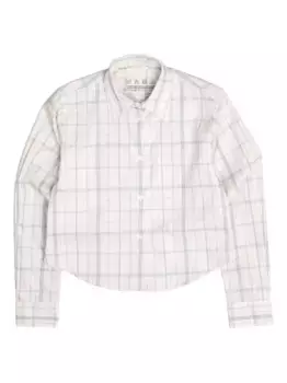 Клетчатая рубашка mfpen, белый