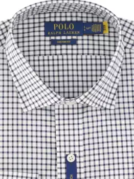 Клетчатая рубашка на пуговицах POLO RALPH LAUREN, синий