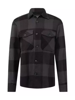 Клетчатая рубашка Only & Sons Regular fit Button Up Shirt Milo, ночной синий