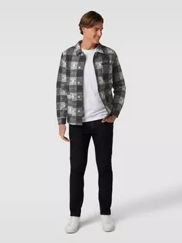 Клетчатая рубашка-пиджак Lindbergh, антрацит