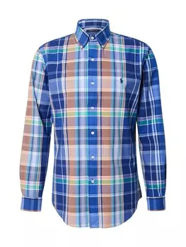 Клетчатая рубашка Polo Ralph Lauren Regular fit Button Up Shirt CUBDPPCS, синий