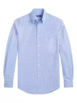 Клетчатая рубашка Ralph Lauren Purple Label, синий