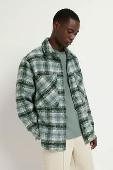 Клетчатая рубашка River Island, зеленый