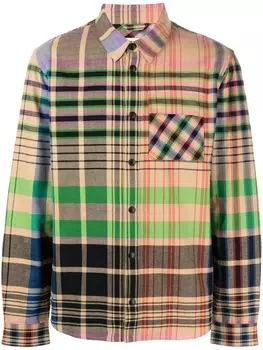Клетчатая рубашка с длинными рукавами Aztech Mountain, бежевый