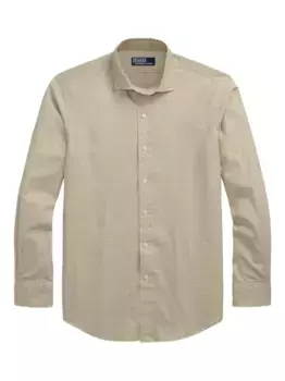 Клетчатая рубашка с длинными рукавами POLO RALPH LAUREN, нейтральный