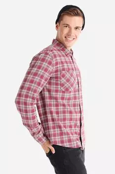 Клетчатая рубашка с вшитыми карманами Colin'S, красный