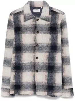 Клетчатая рубашка Tintoria Mattei, синий