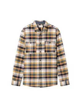 Клетчатая рубашка TOM TAILOR Regular fit Button Up Shirt, разноцветный