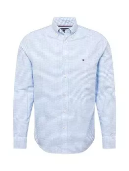 Клетчатая рубашка TOMMY HILFIGER Regular fit Button Up Shirt Heritage, светло-синий