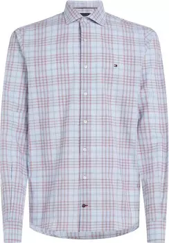Клетчатая рубашка TOMMY HILFIGER Slim fit Button Up Shirt, разноцветный