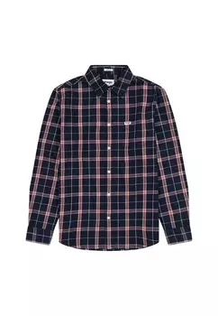 Клетчатая рубашка WRANGLER Regular fit Button Up Shirt, синий