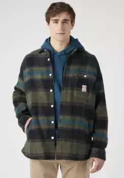 Клетчатая рубашка Wrangler, зеленый