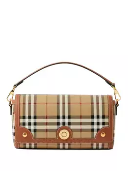Клетчатая сумка BURBERRY, коричневый