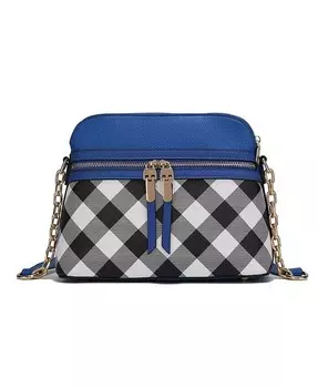 Клетчатая сумка через плечо Suki от Mia K Mkf Collection, зеленый