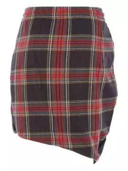 Клетчатая юбка с кулиской Vivienne Westwood, красный