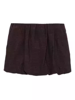 Клетчатая юбка со сборками Alysi, красный