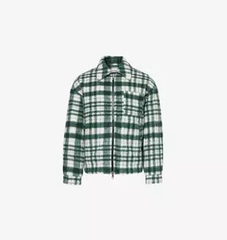Клетчатая верхняя рубашка с начесом Cole Buxton, зеленый
