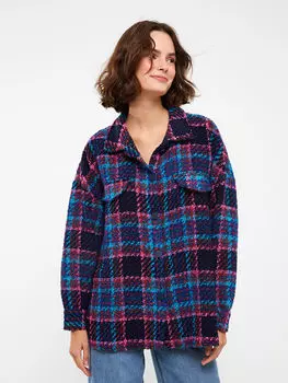 Клетчатая Женская рубашка с длинным рукавом LCW Casual