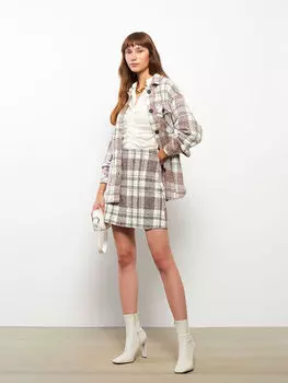 Клетчатая Женская юбка LCW Vision