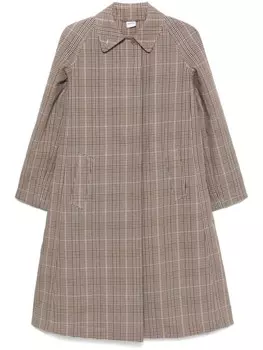Клетчатое пальто ASPESI, коричневый