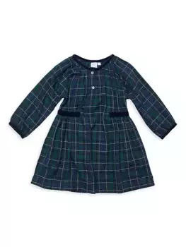 Клетчатое платье Elizabeth для маленьких девочек и девочек Oso & Me, цвет green plaid