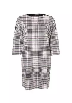 Клетчатое платье Via Appia -Due-, цвет Schwarz Multicolor