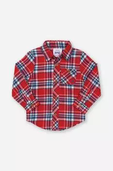 Клетчатую рубашку Kite, красный