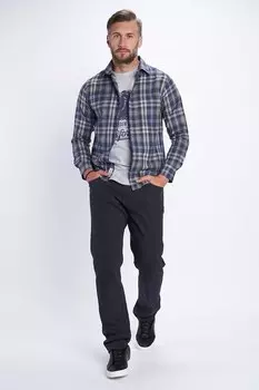 Клетчатую рубашку Timeout, серый