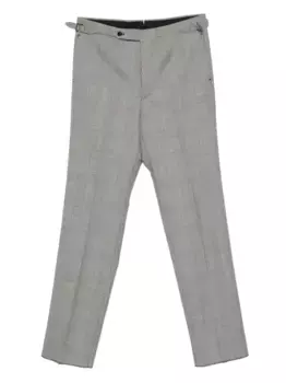 Клетчатые брюки чинос Husbands, черный