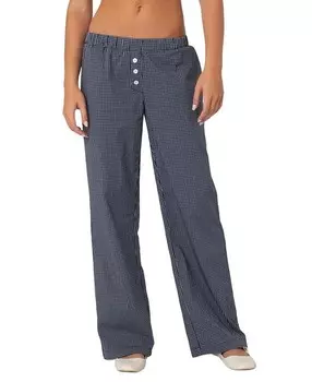 Клетчатые брюки Edikted Ellery, синий