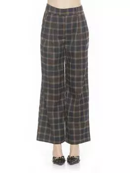 Клетчатые брюки Элоди ALEXIA ADMOR, цвет brown plaid
