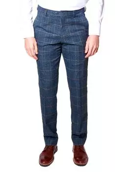 клетчатые брюки Marc Darcy, синий