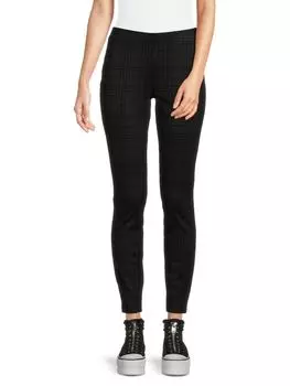 Клетчатые брюки Nanette Nanette Lepore, цвет Very Black