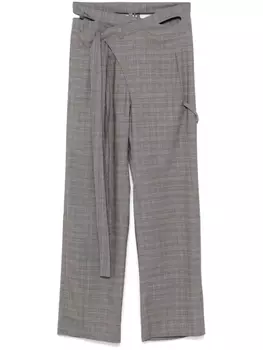 Клетчатые брюки Ottolinger, серый