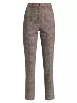 Клетчатые брюки Samantha Glen Michael Kors Collection, мультиколор